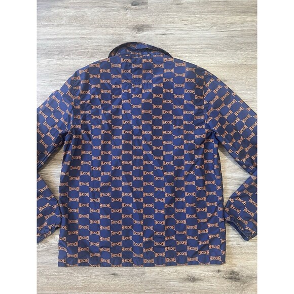Herschel Supply Co. monogram all-over print Logo Windbreaker Jacket Size M - Picture 6 of 8